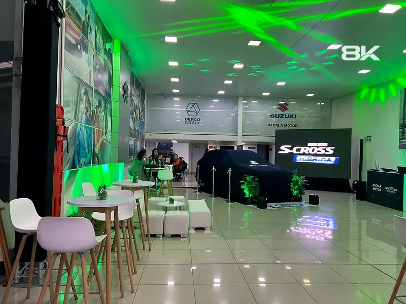Pantalla LED pitch 3.9 en un lanzamiento