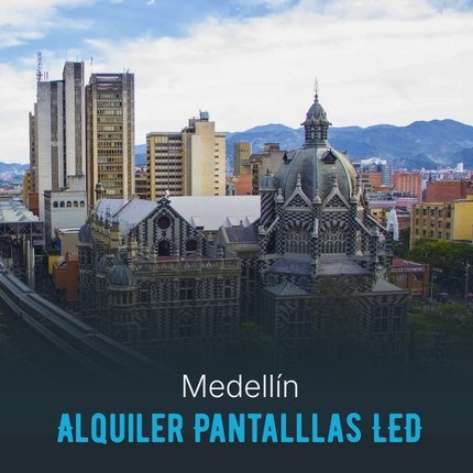 Servicio de alquiler de pantallas LED para eventos, ferias, conciertos en Medellín.