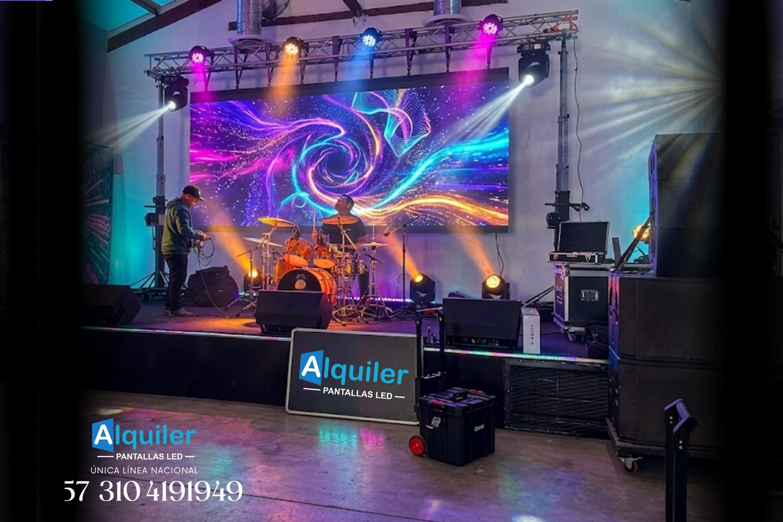 Pantalla LED en evento corporativo y lanzamiento de producto en hotel El Poblado Medellín